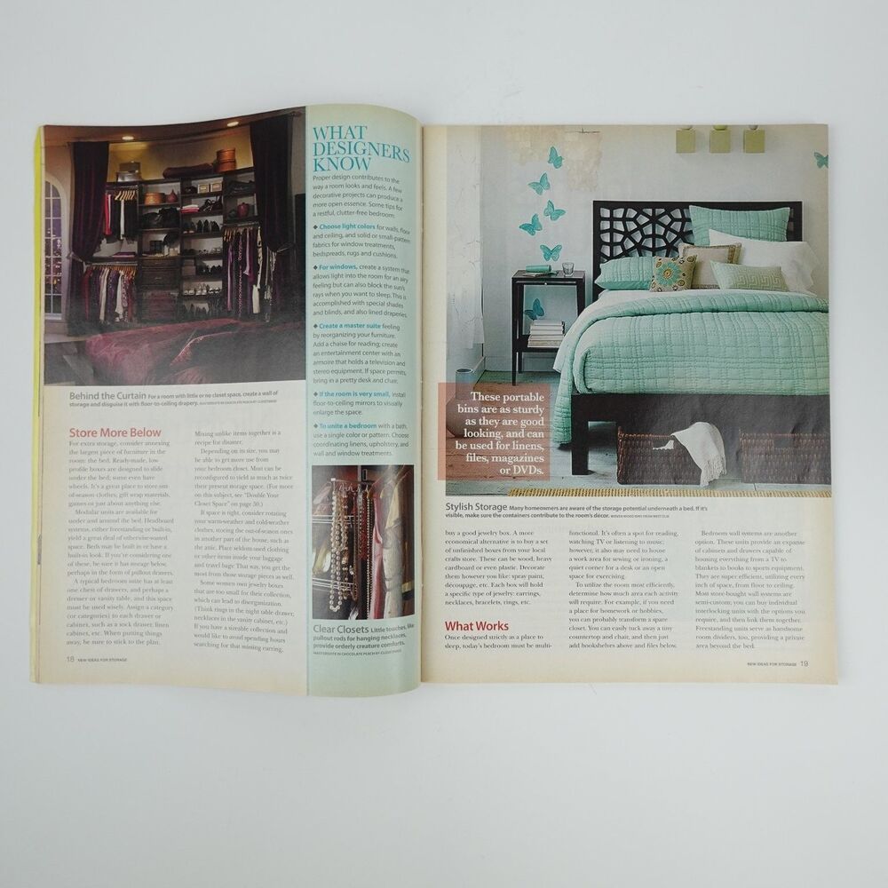 Storage Magazine 2008 Home Organization Declutter Decor - Picture 3 of 10